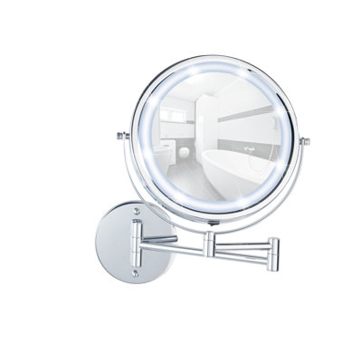 Lumi Metal Flat Wall Mirror