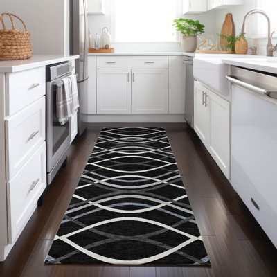 Lamanna Washable Abstract Indoor / Outdoor Rug