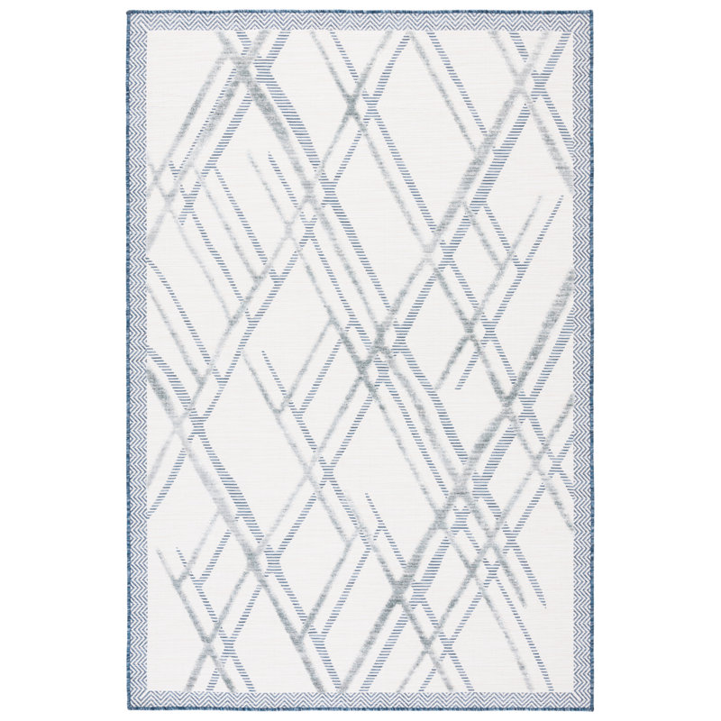 Corando Performance Geometric Indoor/Outdoor Area Rug, Rectangle 4' x 6'