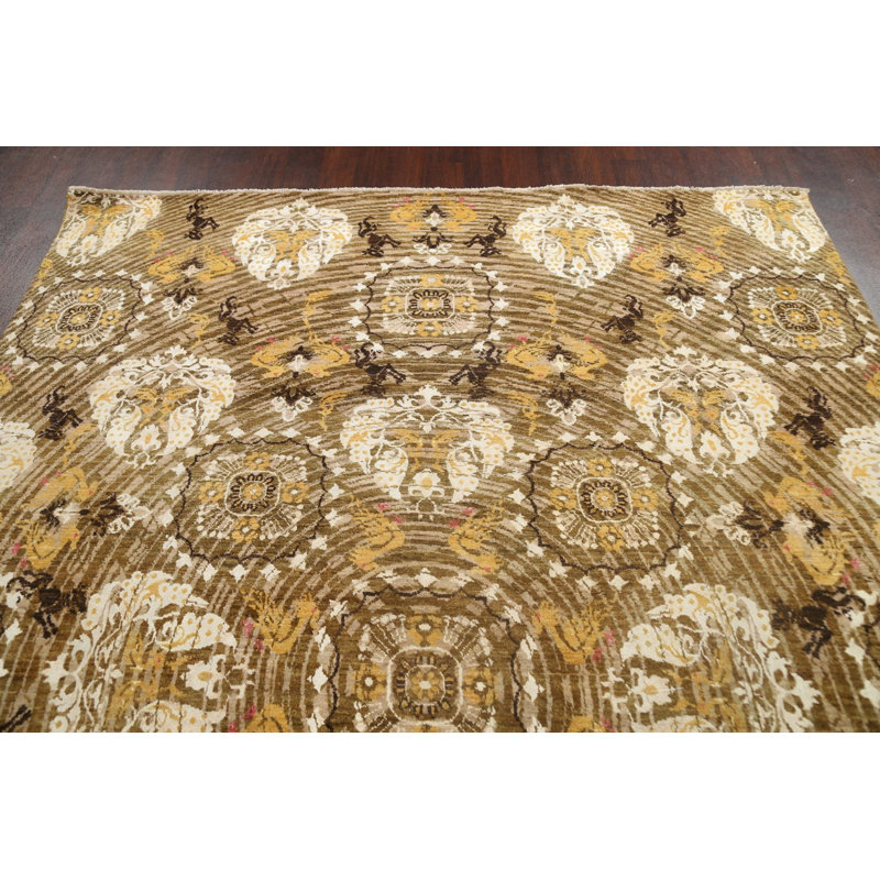 One-of-a-Kind Rectangle 7'11" X 10'2" New Age Area Rug in