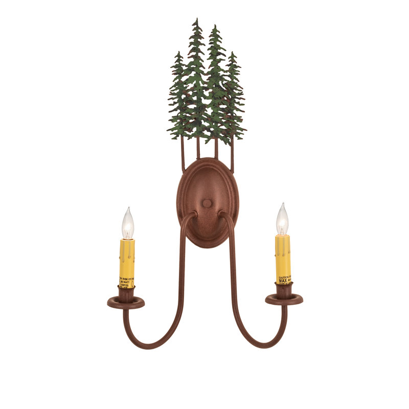 Lampe murale bougie 2 lumières Yair