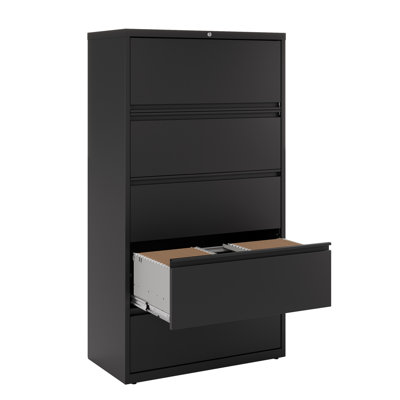 Harietta 5-Drawer Lateral Filing Cabinet by Upper Square