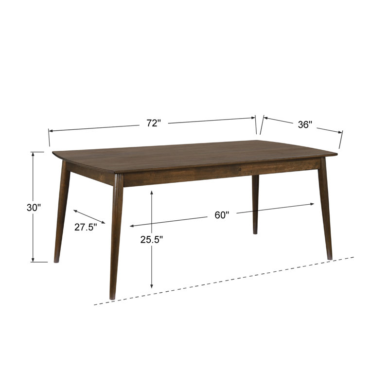 Santana Beech Solid Wood Base Dining Table