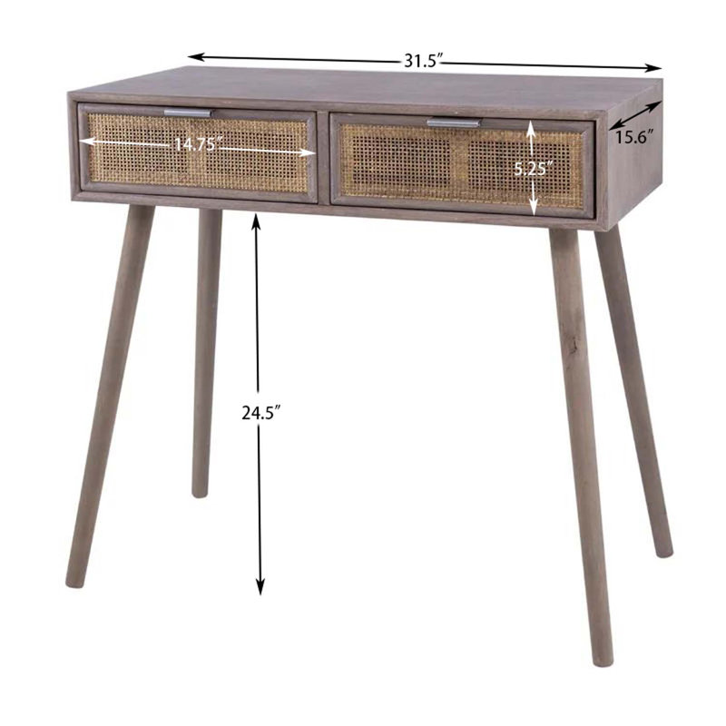 Gavrilin 16.5'' Console Table, Grey
