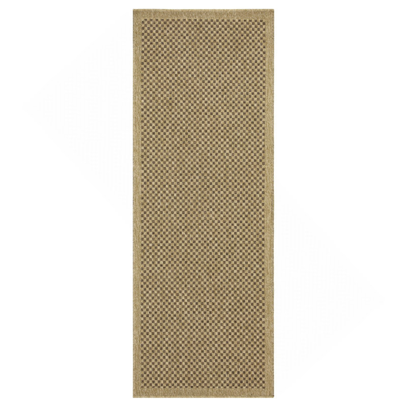 Jute 7 po X 7 pi 3 po Tapis intérieur / extérieur, Tapis de couloir 2 pi 7 po x 7 pi 3 po