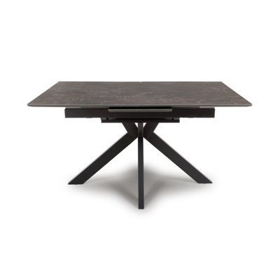 Nysa Extendable Metal Base Dining Table