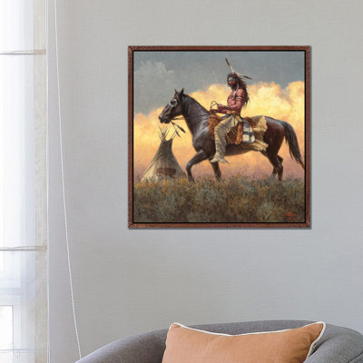 A Lakota Leader by Joe Velazquez - Painting on Canvas