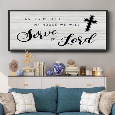 Serve the Lord - Toile encadrée