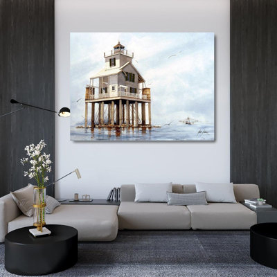 Longshore Tides Rizzo, Gene Gallery Wrapped Canvas Art Titled: Timbalier, Houma, Louisiana