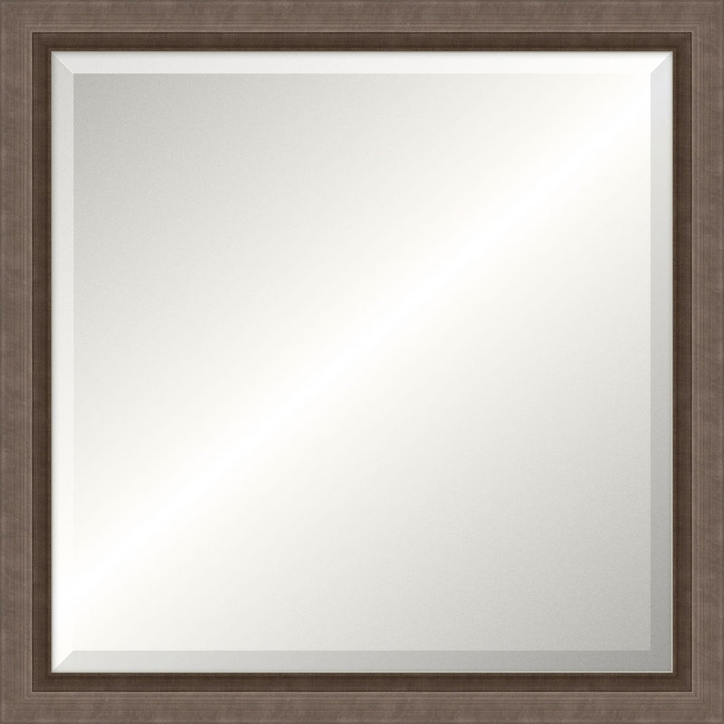 Bryand Solid Wood Mirror, Square, 25.5" x 25.5"