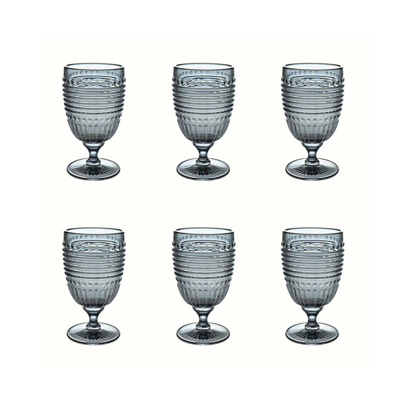 Campania 12oz. Goblet Set, Gray