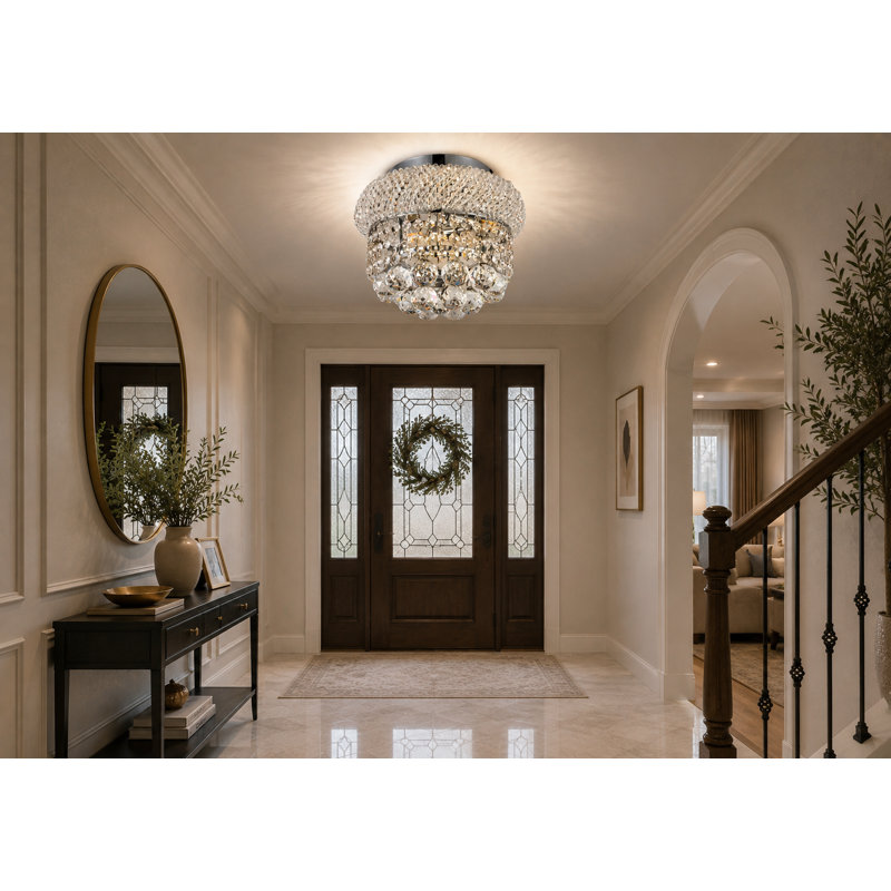 Primo Flush Mount, Chrome