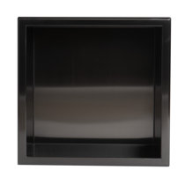 JACUZZI® 30 Matte Black Shower Shelf