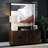 27" Resin Table Lamp With Gray Shade