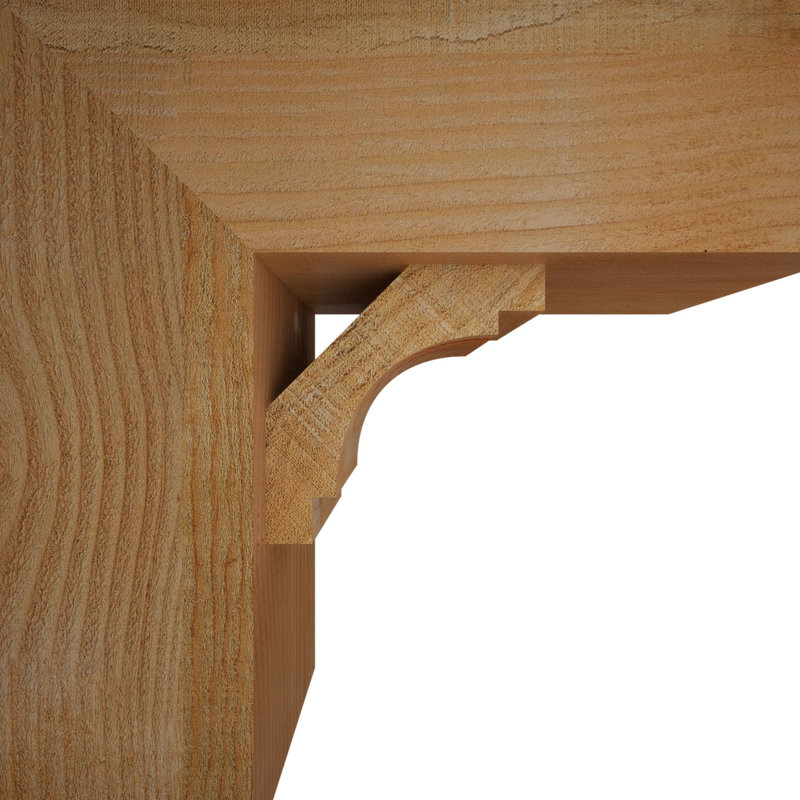 Support Merced Block avec support décalé, 18 po x 18 po, Sapin Douglas de l 8 po (scié brut)