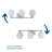 Copeland 3 - Light Dimmable Vanity Light-926070149