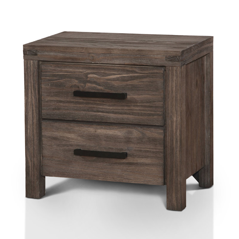 Table de chevet 2 tiroirs Ejvind