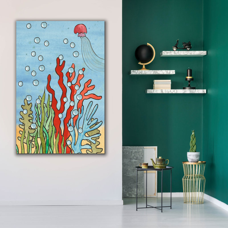  «Cute Sea Creatures Collection B» par Alicia Longley, art mural sur toile, 40 po x 60 po, H 60 po x l 40 po