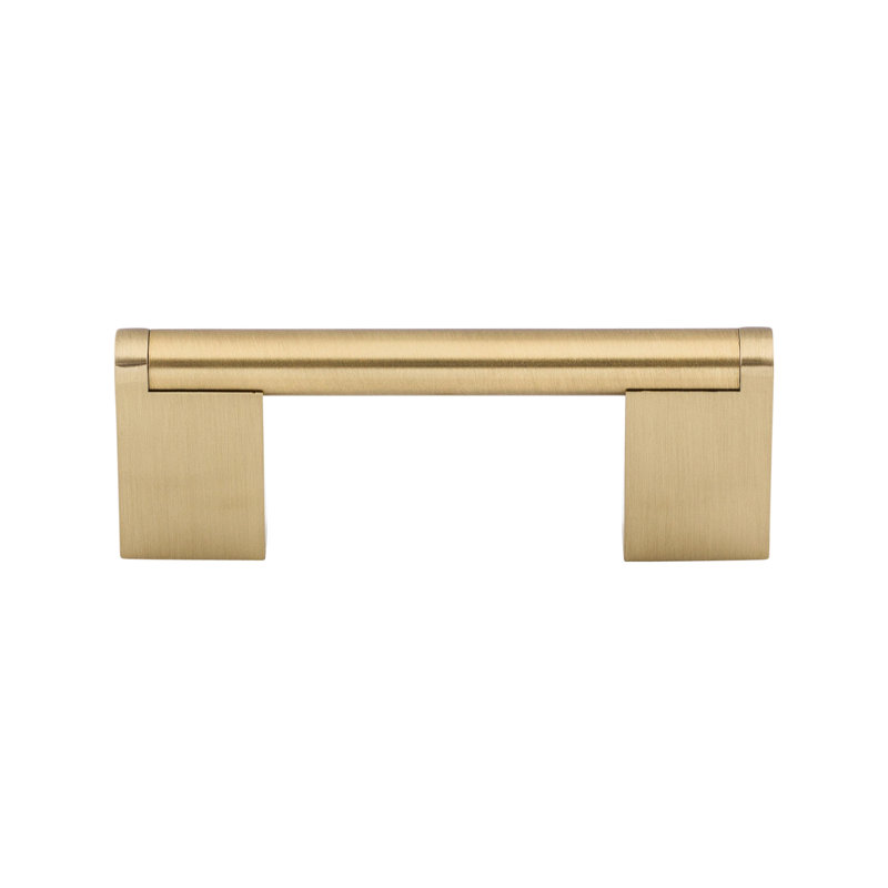 Princetonian 3 3/4" Center to Center Bar Pull, Honey Bronze, 3" Center to Center