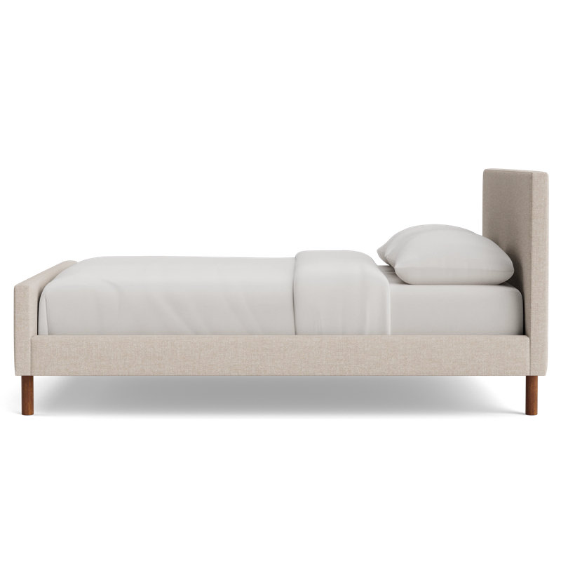 Skinny Fat Twin Bed, Queen, Performance Weave - Natural