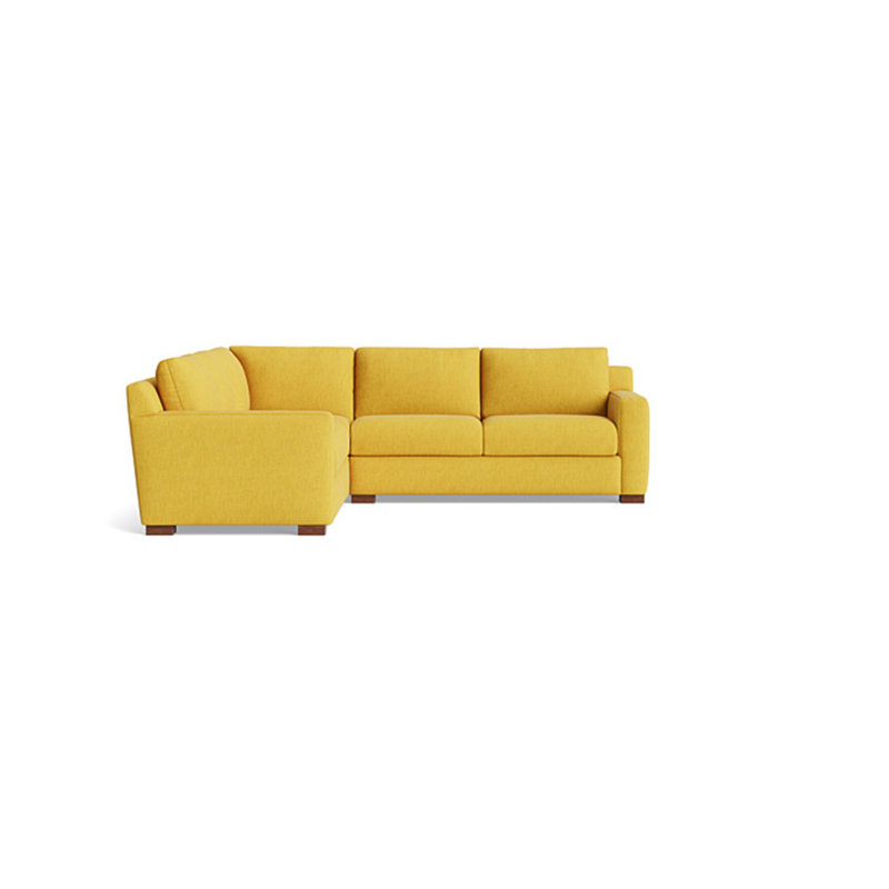 Catalina Sectional, Performance Weave - Onyx, Left Hand Facing