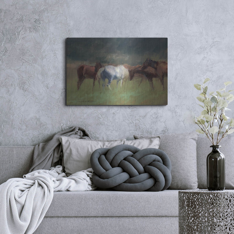 «Southern Horses» par Valtcho Tonov, H 24 po x l 36 po