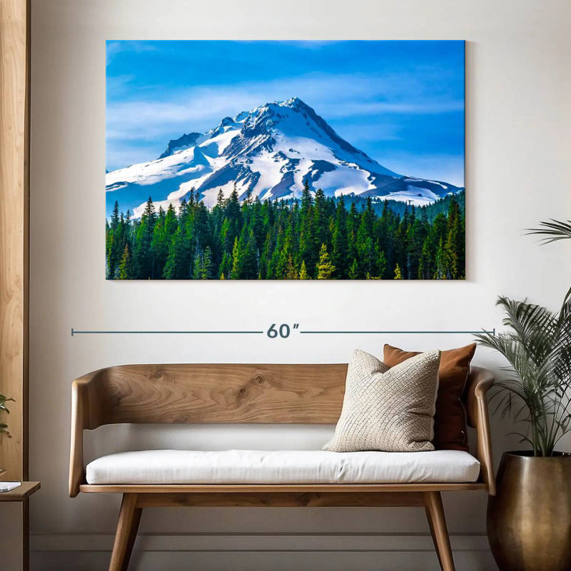 Alvord Blue Sky Over Mount Hood, 34" H x 51" W