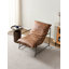 Fauteuil de loisir en cuir véritable Sleepy