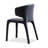 Blue Solid back side Chair(Set of 2)
