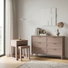 Limestone Nesting Table with Drawer Chest Bedroom Set