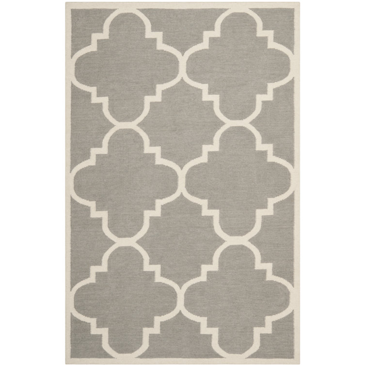 Capirano Geometric Wool Hand Woven Area Rug