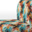 Fauteuil de chambre revêtu de velours Artistic Expression Tell And Black