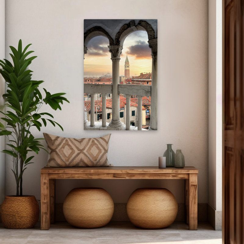 Scala Contarini Del Bovolo # 3 - Paysages, photographie, architecture, Italie, H 48 po x l 32 po