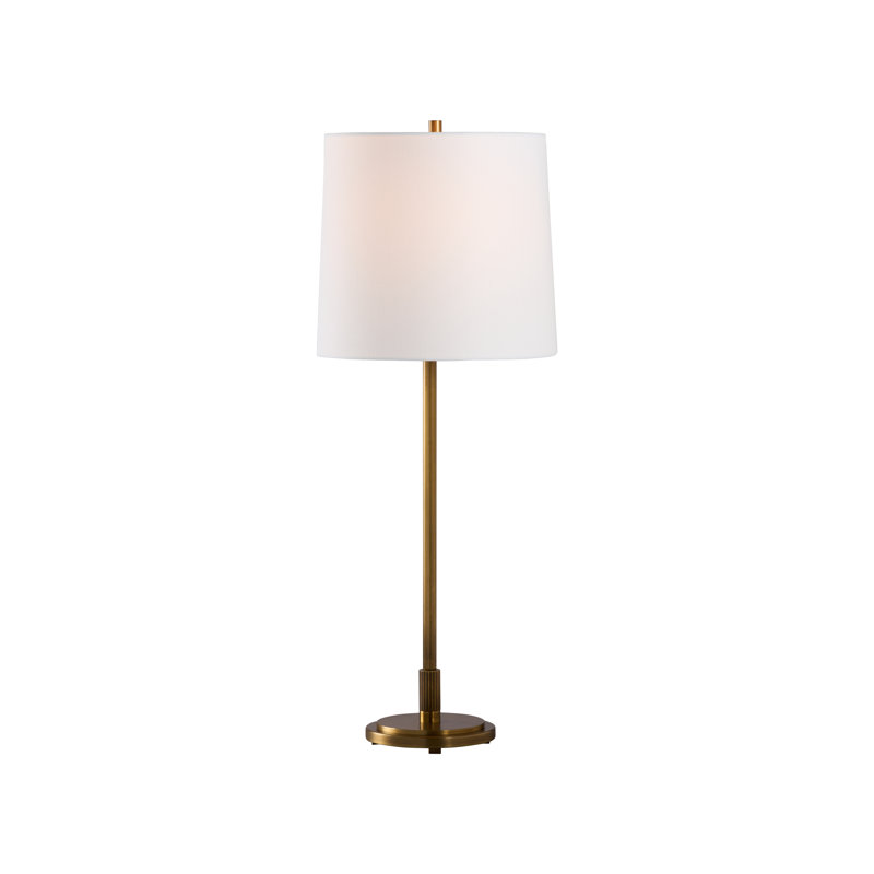 Underwood Buffet Lamp - Aged Brass, 28.5" H x 11" W x 11" D, Dimmer, 100
