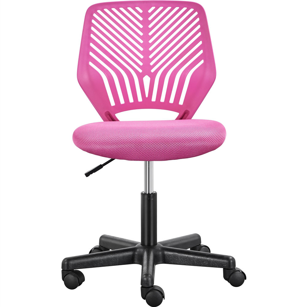 color Mid-Back Armless Mesh Padded Swivel Task Office Chair