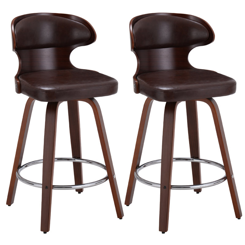 Tabouret de comptoir de cuisine moderne, tabouret de bar pour la salle à manger de comptoir de cuisine (ensemble de 2)