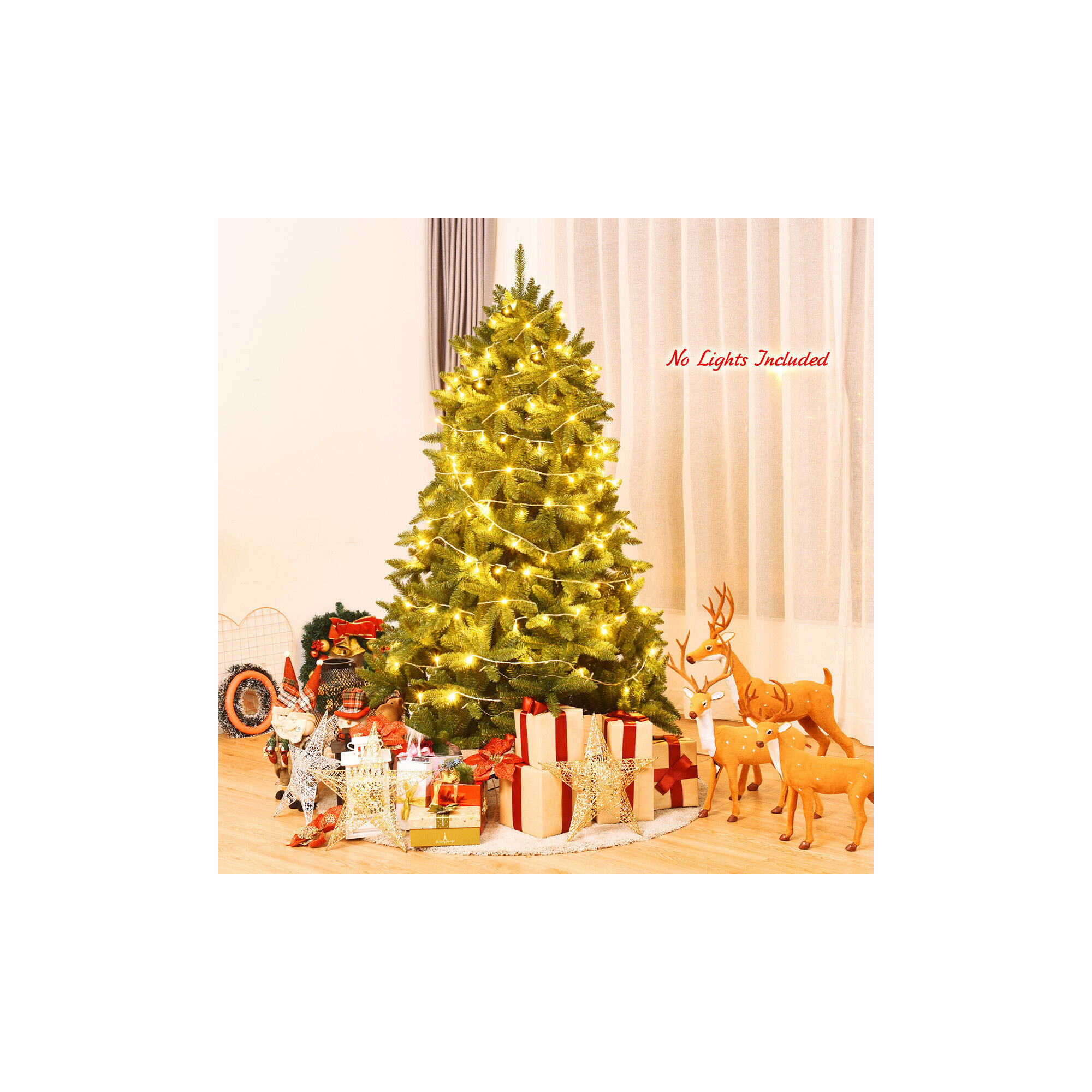 Artificial Fir Christmas Tree, 6' H