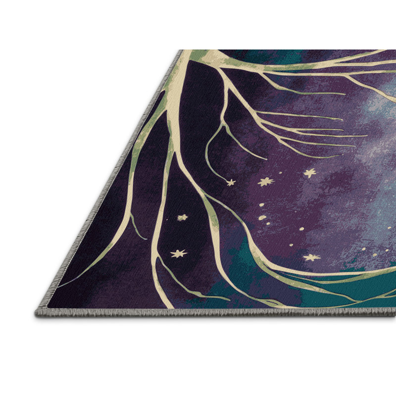 Blooming Nebula Rug, Rectangle 5' x 8'