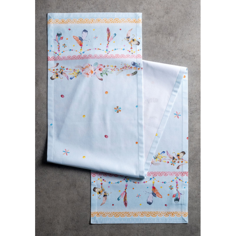 100% Cotton Table Runner, 108" L x 14.5" W