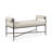 Lalia Modern Hammered Metal 48" Accent Bench-124262811