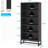 5-Tier Sandalwood Heavy Duty Bookshelf Library Organizer-1578898168