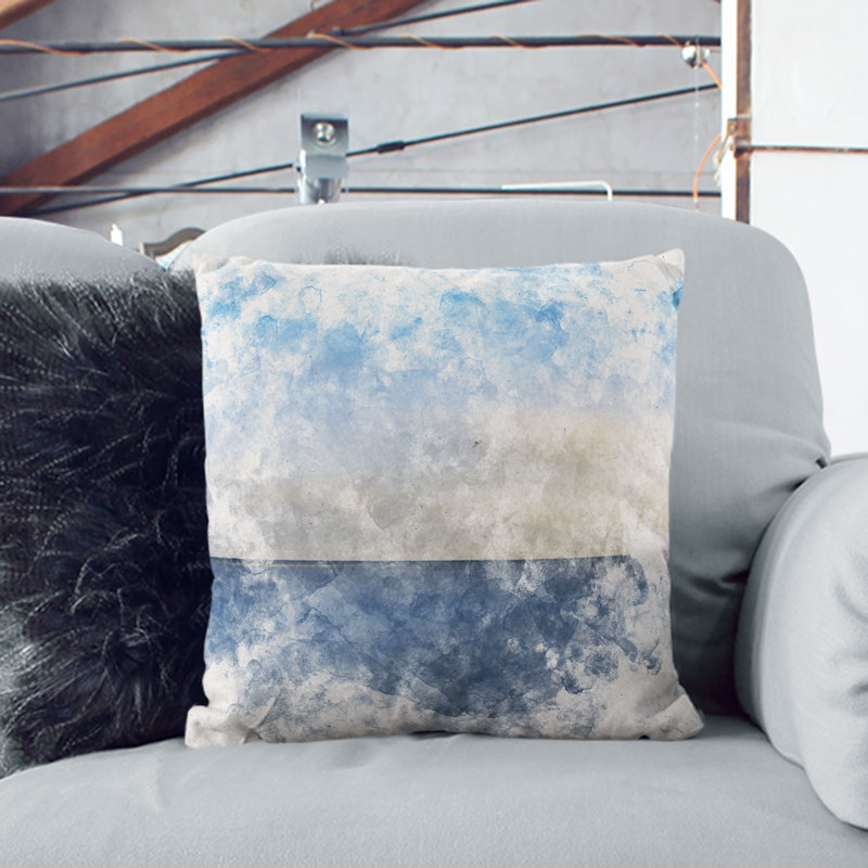 Square Cushion, 40cm H x 40cm W x 15cm D, Stone