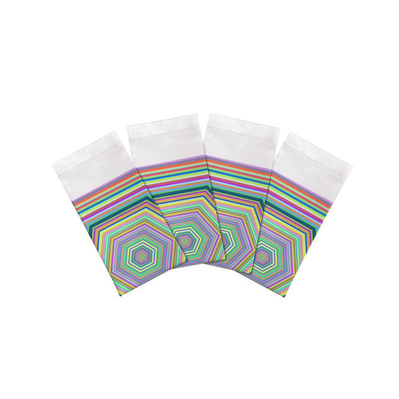 Hex Dylan Cotton Sateen Dinner Napkins