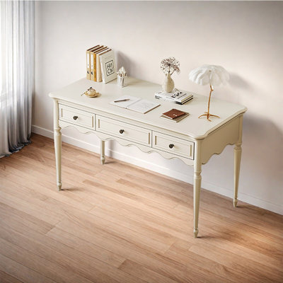 French style high footed light luxury desk