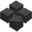 Carrelage à emboîtement, tuiles de drainage 12 po x 12 po, PVC souple à emboîtement-64744832-138919066
