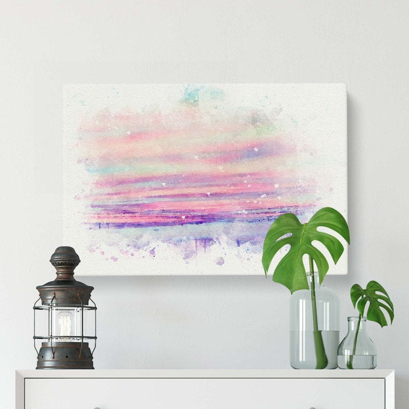 Pastel Sky In Abstract - Wrapped Canvas, 50cm H x 76cm W x 3cm D