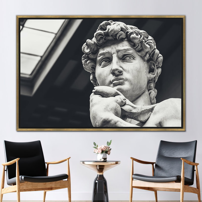 Print on Canvas, 60 cm H x 90 cm W, Gold Floater Framed
