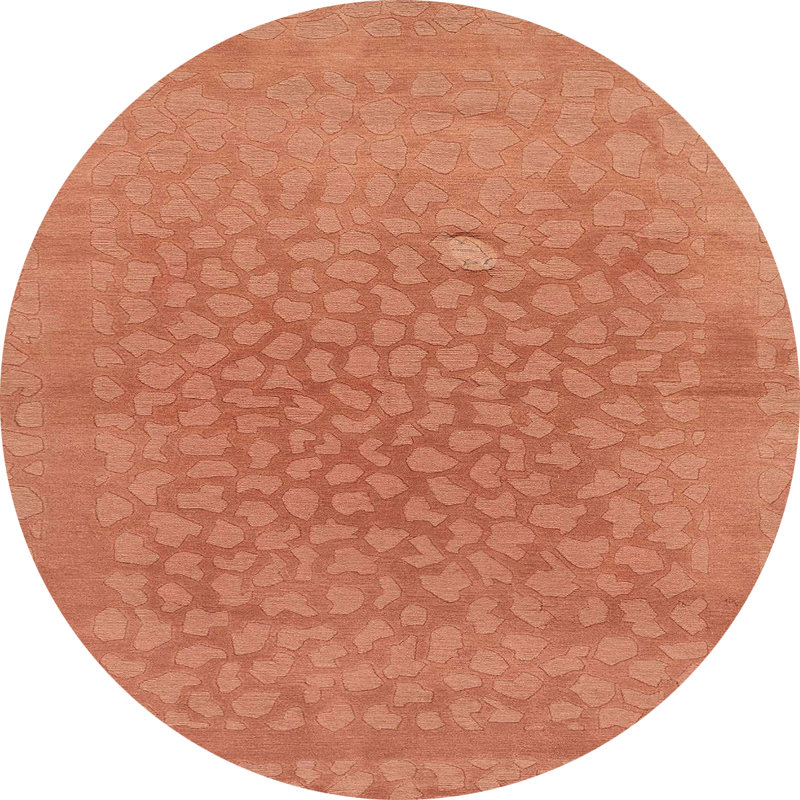 Abstract Indoor Rug, Round 4'