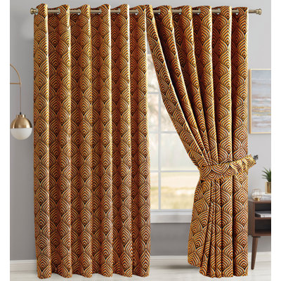 Annelise Eyelet Room Darkening Curtains
