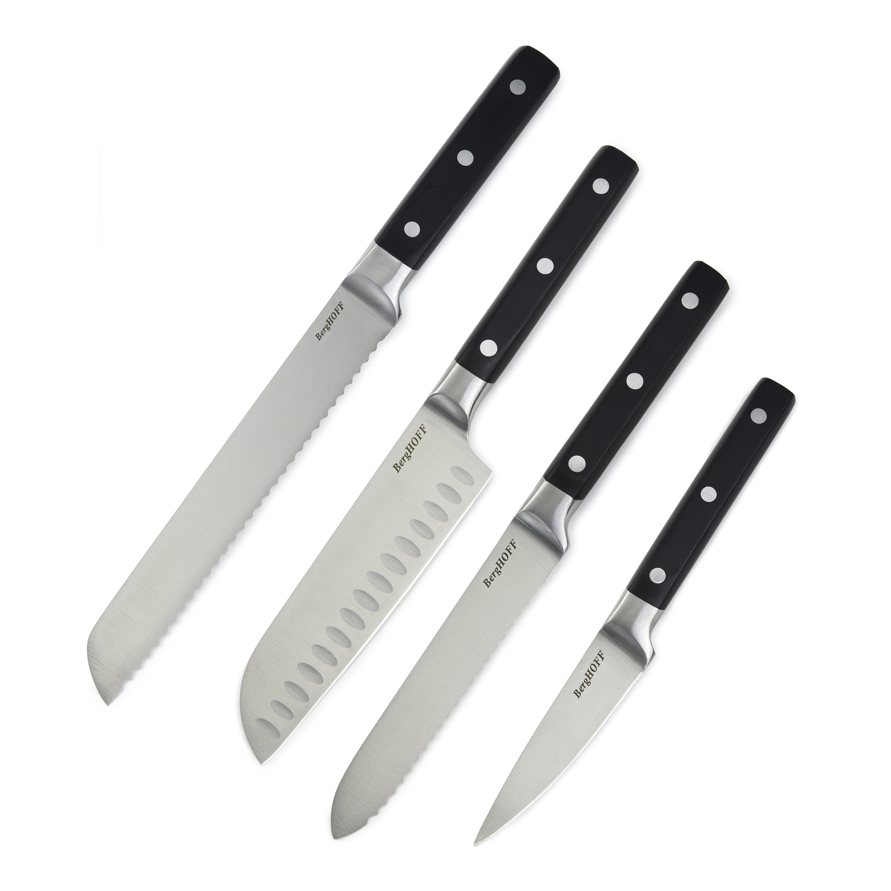 BergHOFF DiNA Gene 7pc Stainless Steel Knife Set, Black main image 0